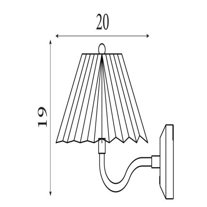 Searchlight - ściemnialna oprawa ścienna LED DANISH LED/1,5W/230V