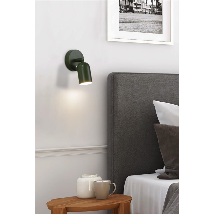 Searchlight - ściemnialny, ładowalny kinkiet CONE LED/1,5W/5V, zielony