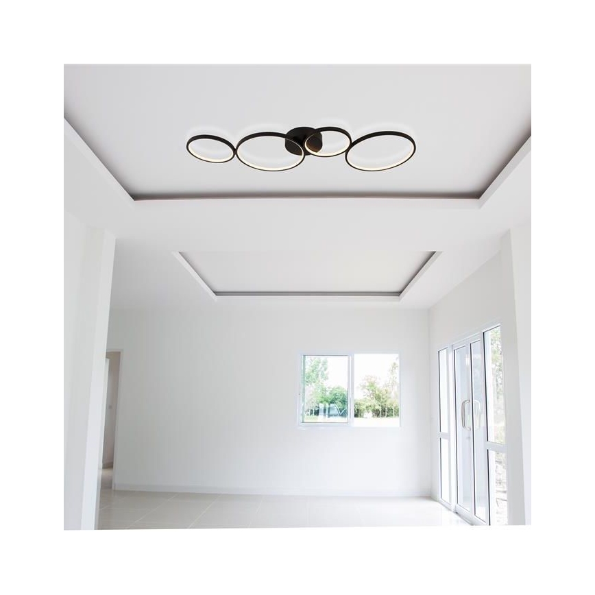 Searchlight - Żyrandol natynkowy LED CIRQUE 4xLED/34W/230V