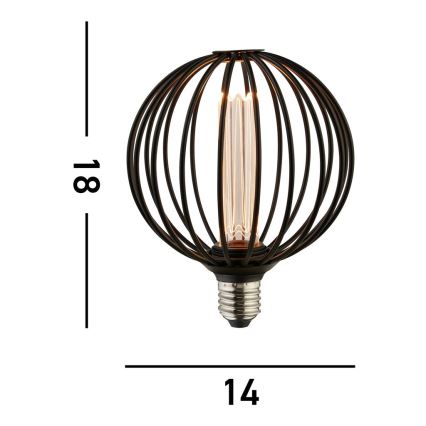 Searchlight - LED ściemnialna żarówka dekoracyjna GLOBE E27/4,5W/230V 2700K