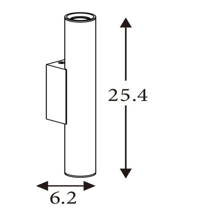 Searchlight - Kinkiet BEACON 2xGU10/10W/230V złoty