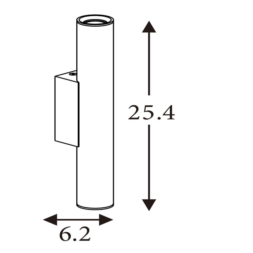 Searchlight - Kinkiet BEACON 2xGU10/10W/230V złoty