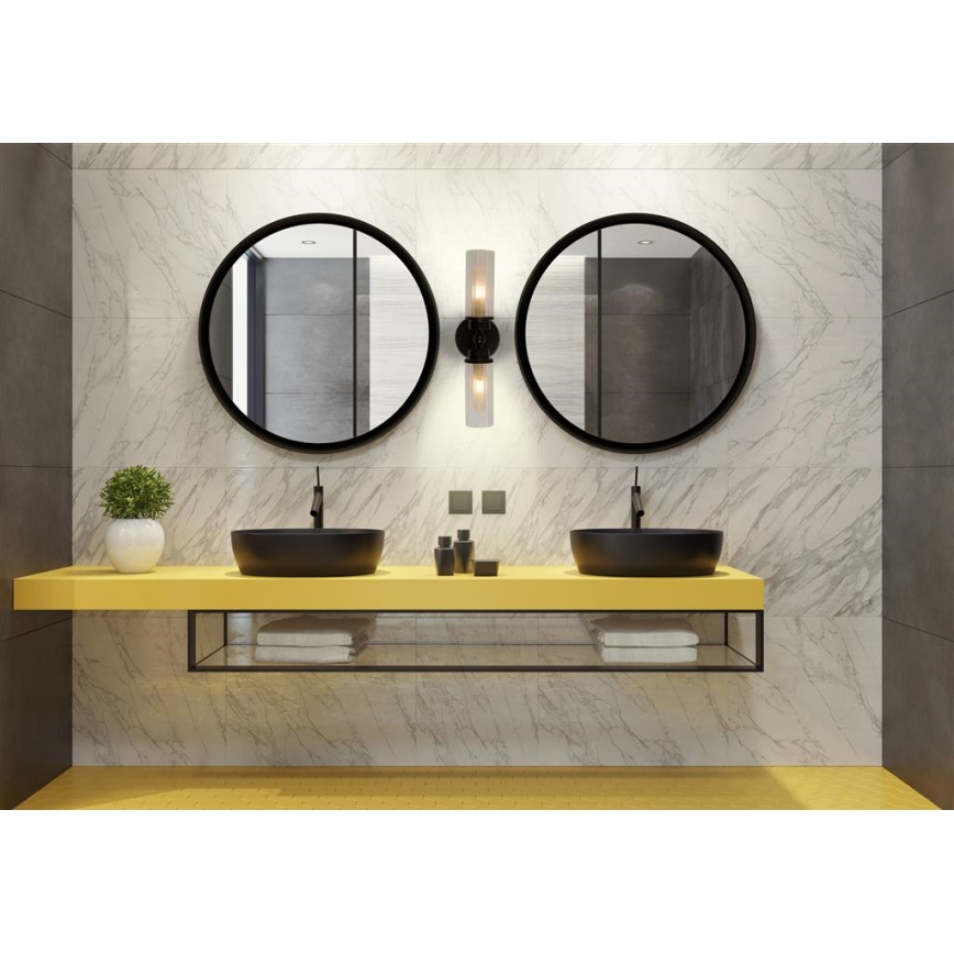 Searchlight - Kinkiet IMPERIAL 2xG9/33W/230V czarny