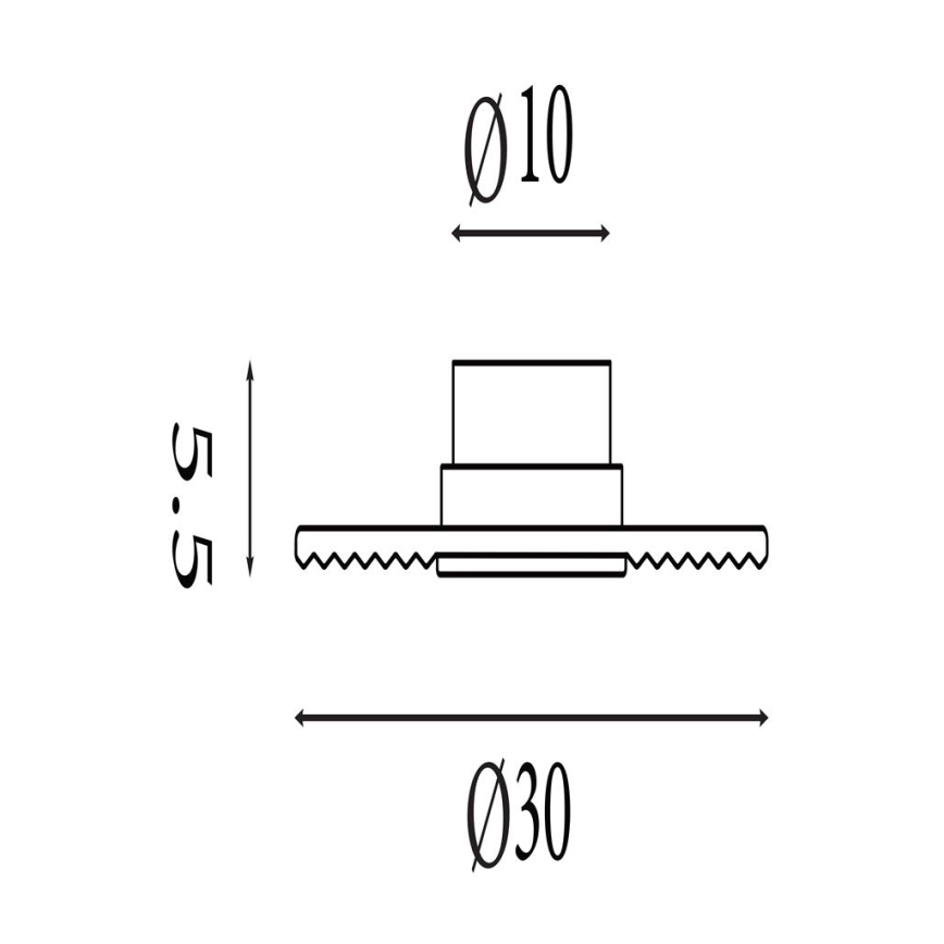 Searchlight - LED Ściemnialna oprawa ścienna CLEO LED/9,4W/230V szara