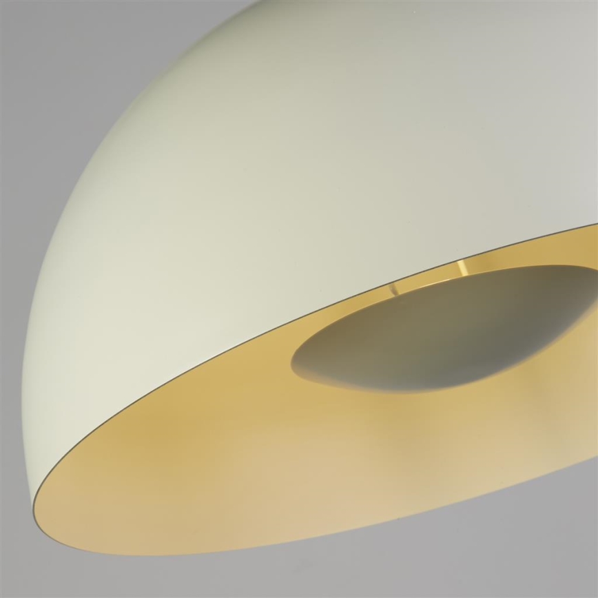 Searchlight - Lampa wisząca na przewodzie MARS 1xE27/60W/230V śr. 25 cm kremowa