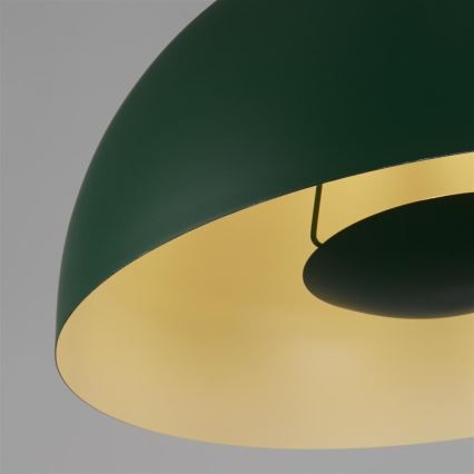 Searchlight - Lampa wisząca na lince MARS 1xE27/60W/230V śr. 25 cm zielona