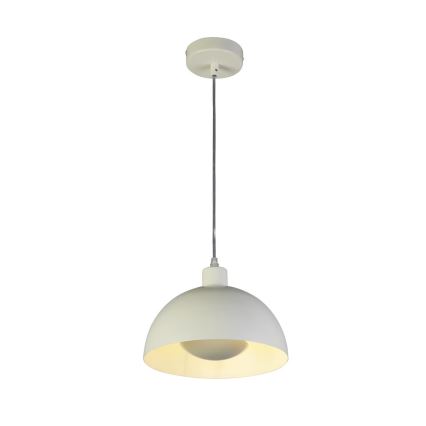 Searchlight - Lampa wisząca na przewodzie MARS 1xE27/60W/230V Ø 40 cm kremowa