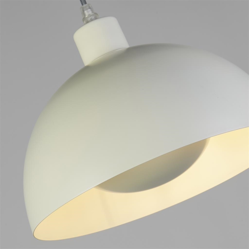 Searchlight - Lampa wisząca na przewodzie MARS 1xE27/60W/230V Ø 40 cm kremowa