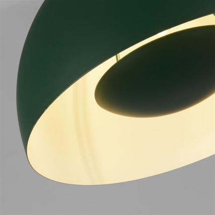 Searchlight - Żyrandol na przewodzie MARS 1xE27/60W/230V śr. 40 cm zielony