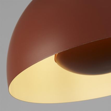 Searchlight - Żyrandol na lince MARS 1xE27/60W/230V śr. 40 cm ceglasty