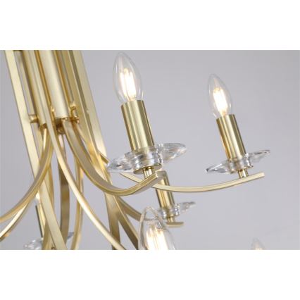 Searchlight - Żyrandol na łańcuchu ASCONA 12xE14/60W/230V