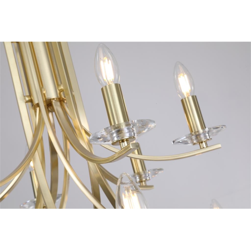 Searchlight - Żyrandol na łańcuchu ASCONA 12xE14/60W/230V