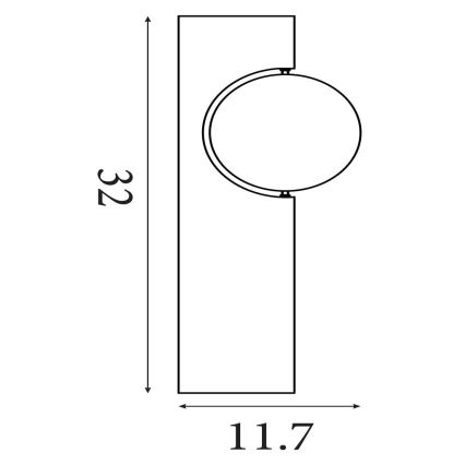Searchlight - Lampa sufitowa RADIANCE 3xE27/60W/230V śr. 37,5 cm czarna