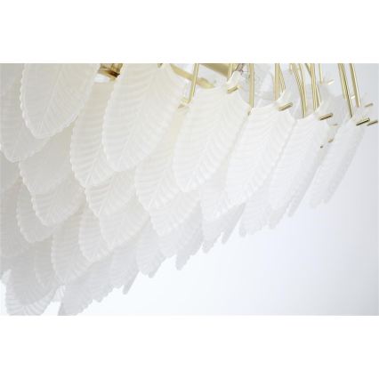 Searchlight - Żyrandol na łańcuchu FEATHER 10xE14/60W/230V