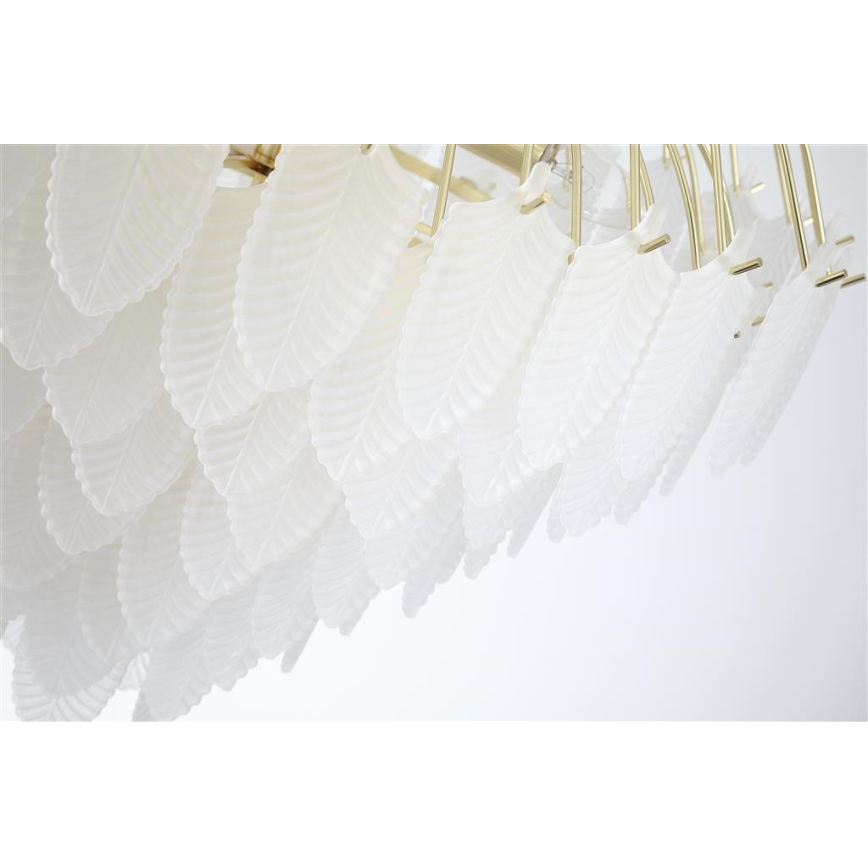 Searchlight - Żyrandol na łańcuchu FEATHER 10xE14/60W/230V