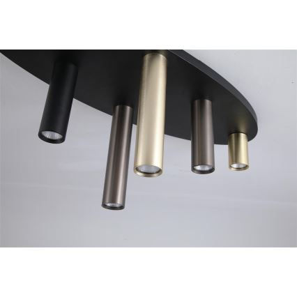 Searchlight - Lampa sufitowa TUBES 6xGU10/10W/230V 80x30 cm