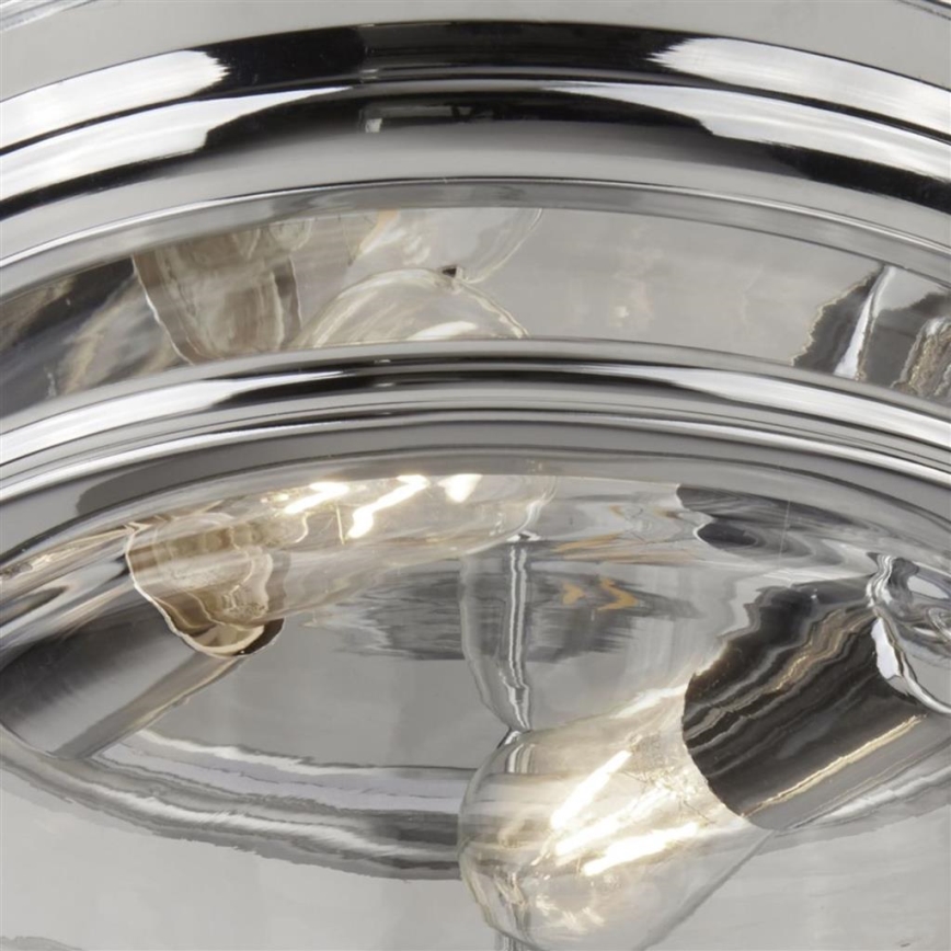 Searchlight - Lampa sufitowa EDINBURGH I 2xE27/40W/230V chrom błyszczący
