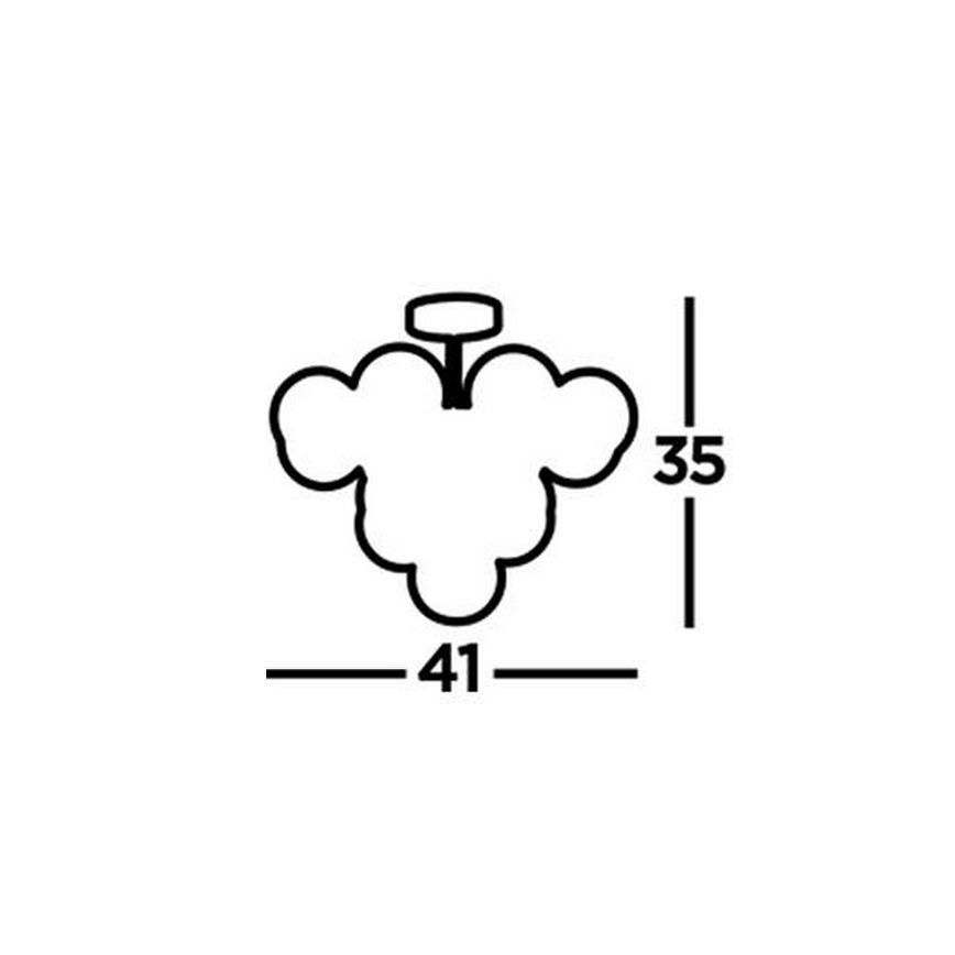 Searchlight - Surface-mounted żyrandol BERRY 13xG9/33W/230V