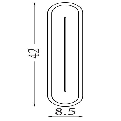 Searchlight - ściemnialny kinkiet LED COUPER LED/14W/230V 3000K