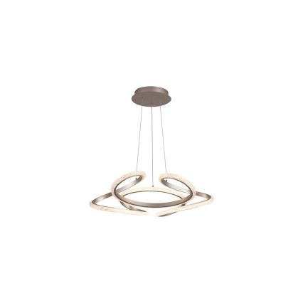 Searchlight - LED ściemnialny żyrandol na lince DOODLE LED/40W/230V mosiądz