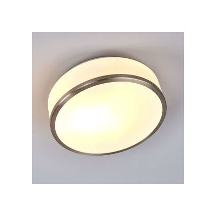 Searchlight - Lampa sufitowa łazienkowa DISC 2xE27/60W/230V IP44