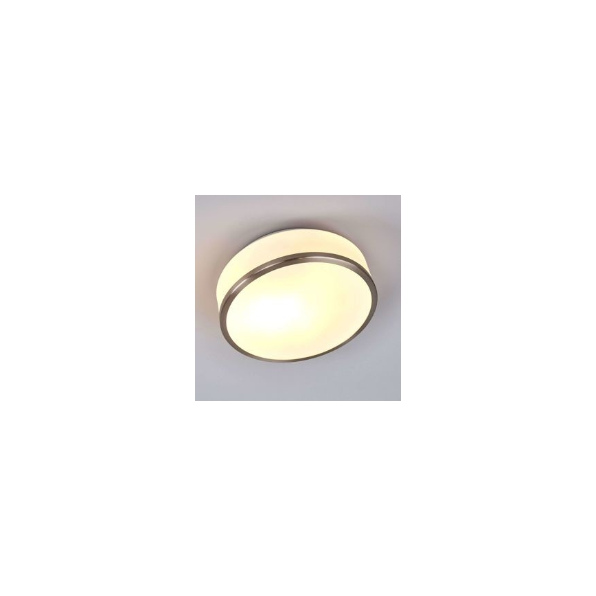 Searchlight - Lampa sufitowa łazienkowa DISC 2xE27/60W/230V IP44