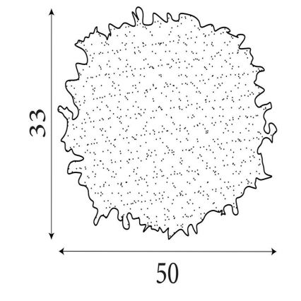 Searchlight - Klosz do żyrandola KATE E14/E27 Ø 50 cm, różowy
