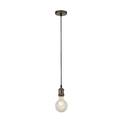 Searchlight - Lampa wisząca na lince SUSPENSION 1xE27/60W/230V antracyt