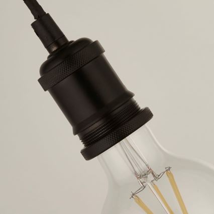 Searchlight - Lampa wisząca na przewodzie SUSPENSION 1xE27/60W/230V czarna