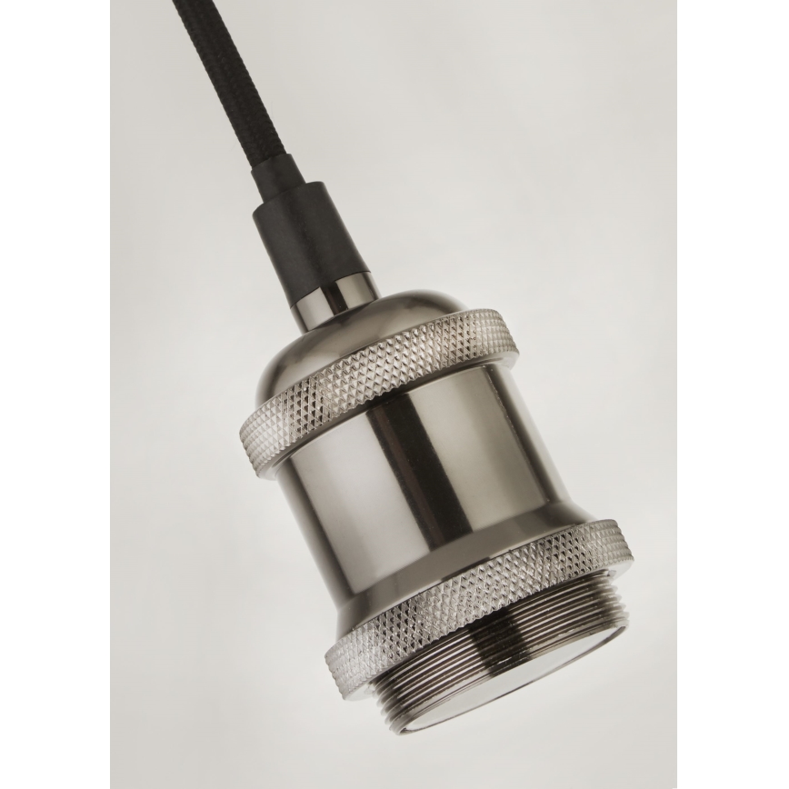Searchlight - Lampa wisząca na lince SUSPENSION 1xE27/60W/230V srebrna