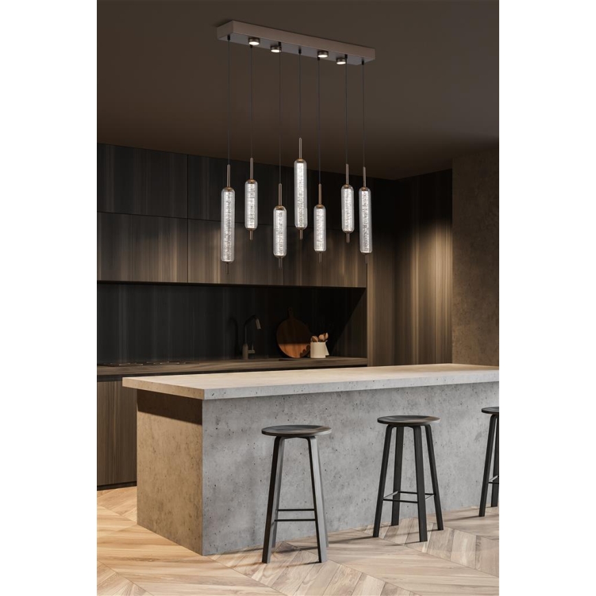 Searchlight - ściemnialny żyrandol na lince CATTAIL LED/33W/230V