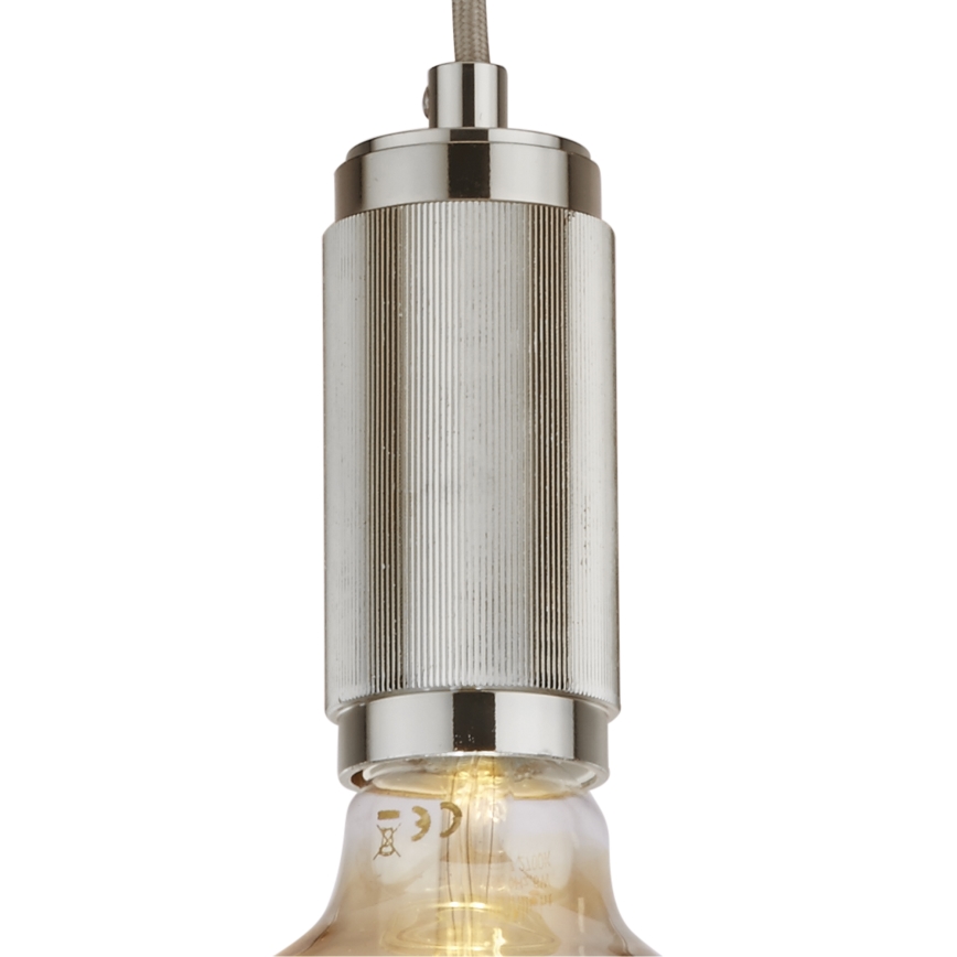 Searchlight - Lampa wisząca na przewodzie SUSPENSION 1xE27/60W/230V srebrna