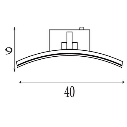 Searchlight - LED oprawa do obrazów SANTORINI LED/8,2W/230V srebrna