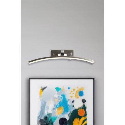 Searchlight - Oprawa LED do obrazów SANTORINI LED/10,88W/230V srebrna