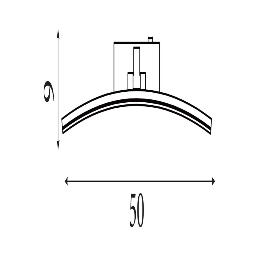 Searchlight - Oprawa LED do obrazów SANTORINI LED/10,88W/230V srebrna