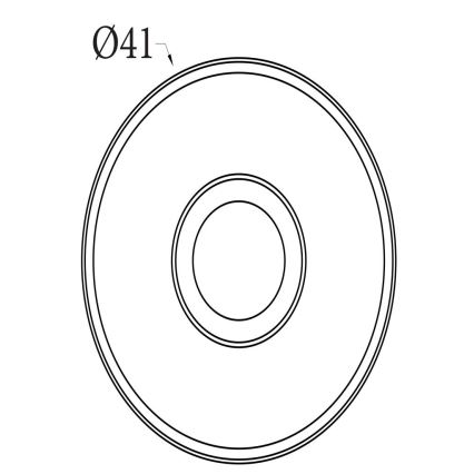 Searchlight - ściemnialna oprawa sufitowa LED LUMADISC LED/20W/230V śr. 41 cm