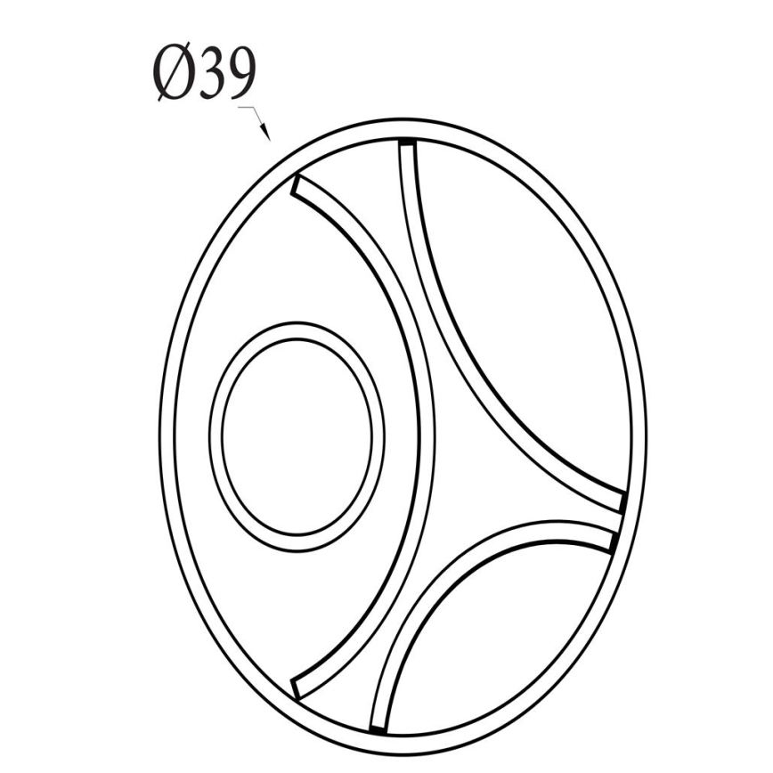 Searchlight - ściemnialna lampa sufitowa LED ZENDISC LED/20W/230V 3000K śr. 39 cm