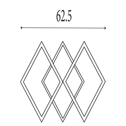 Searchlight - ściemnialna oprawa sufitowa LED FENCE LED/25W/230V