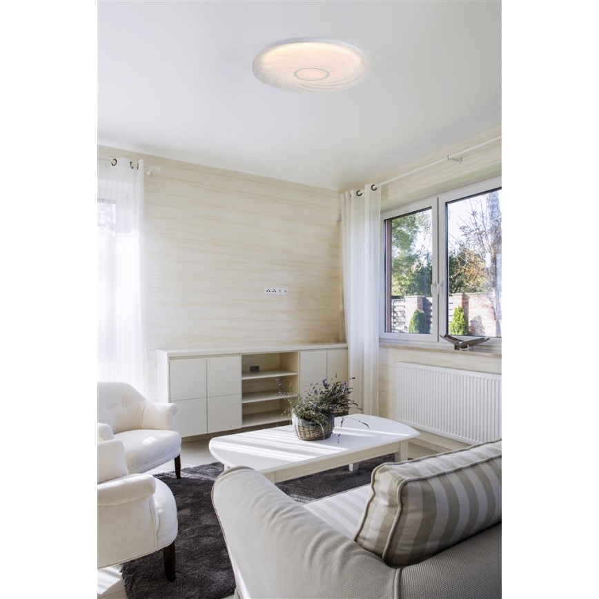 Searchlight - lampa sufitowa AURA LED/24W/230V Ø 38,5 cm, biała