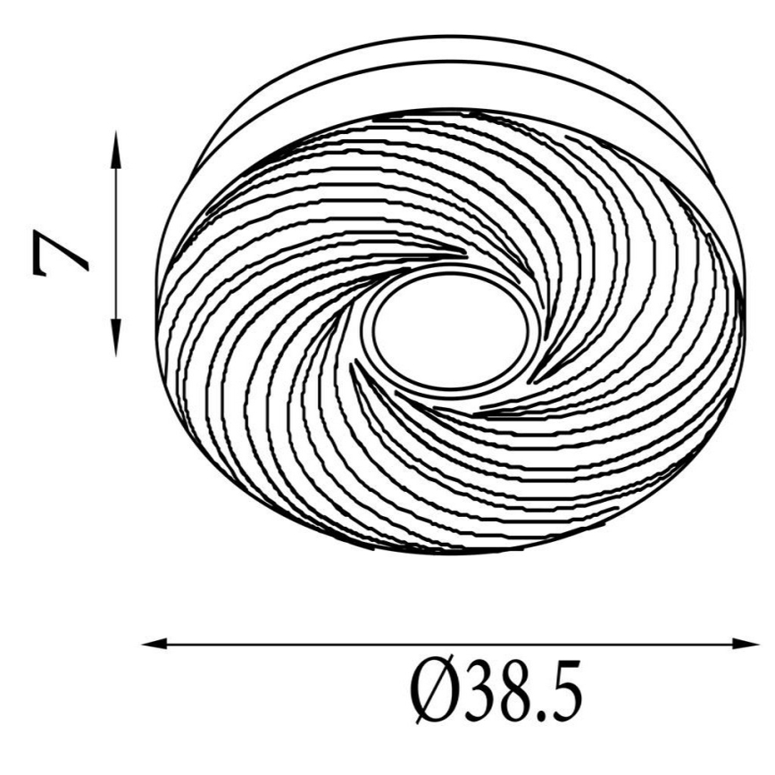 Searchlight - lampa sufitowa AURA LED/24W/230V Ø 38,5 cm, biała