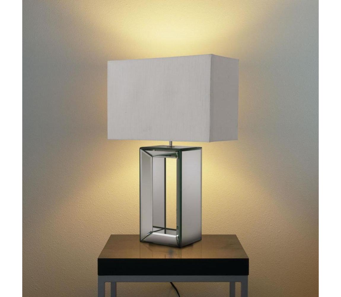 Searchlight EU1610 - Lampa stołowa MIRROR 1xE27/60W/230V