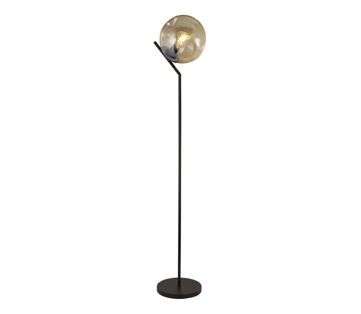 Searchlight EU22122-1BK - Lampa podłogowa PUNCH 1xE27/10W/230V czarna
