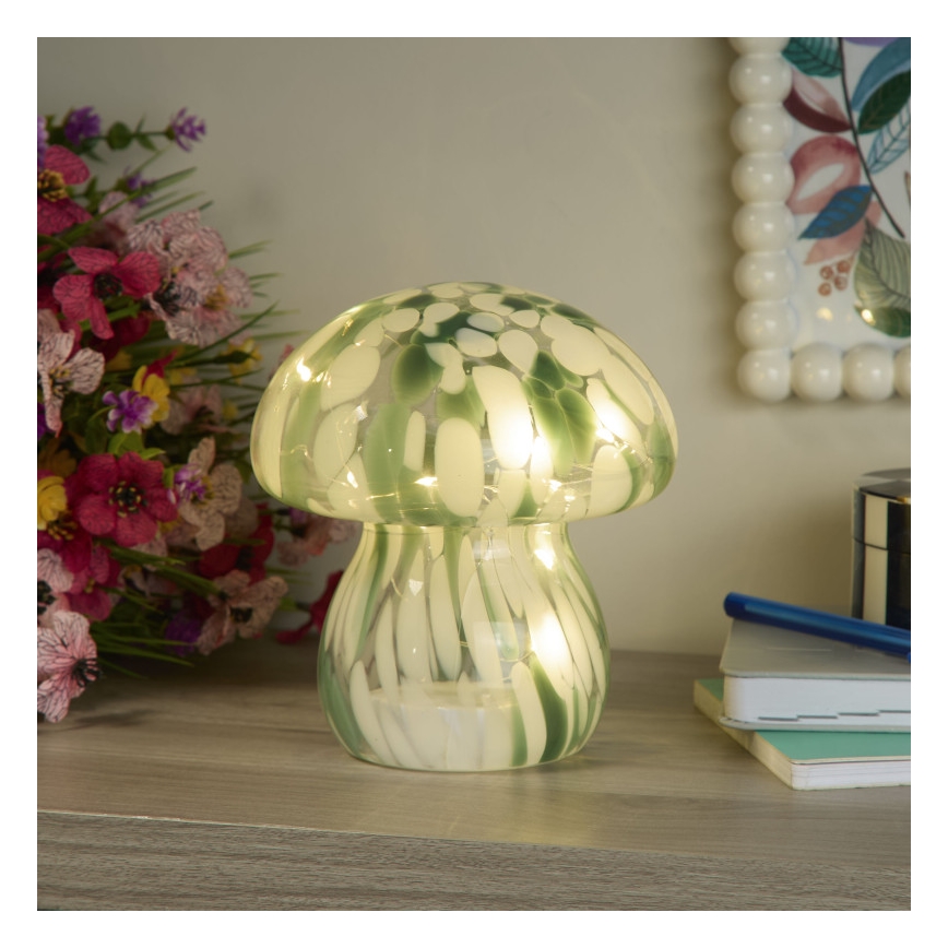 Searchlight - LED lampka stołowa AMELIA LED/0,2W/230V zielona