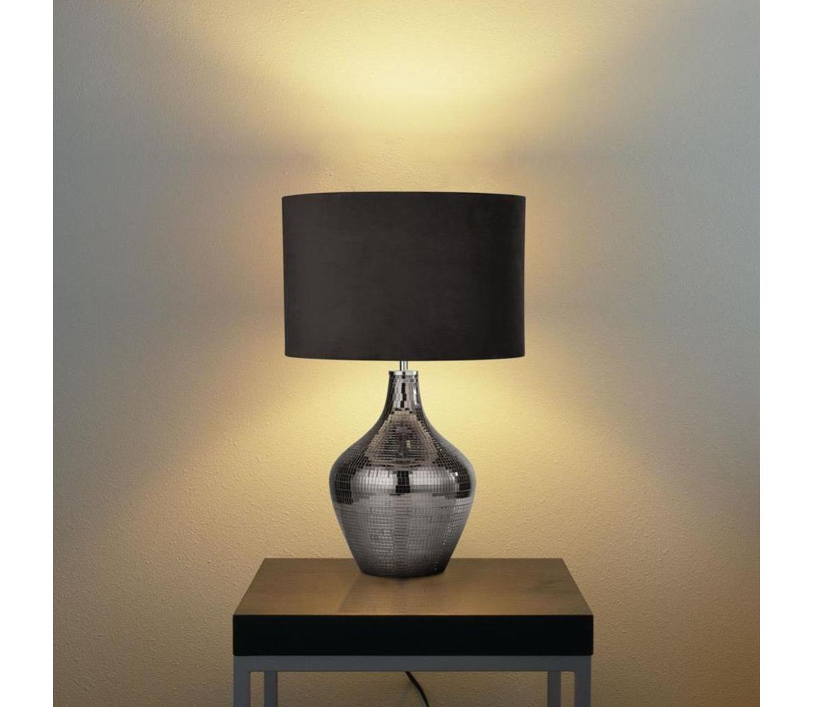 Searchlight EU3847SM - Lampa stołowa DISCO 1xE27/60W/230V