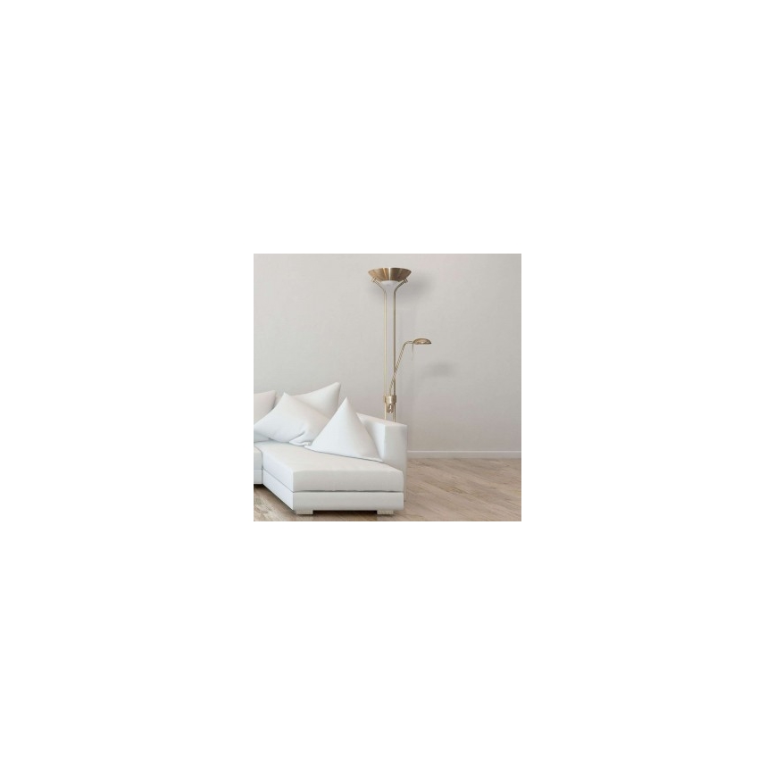 Searchlight - Regulowana lampa stojąca MOTHILD 1xR7s/14W+1xG9/8W/230V