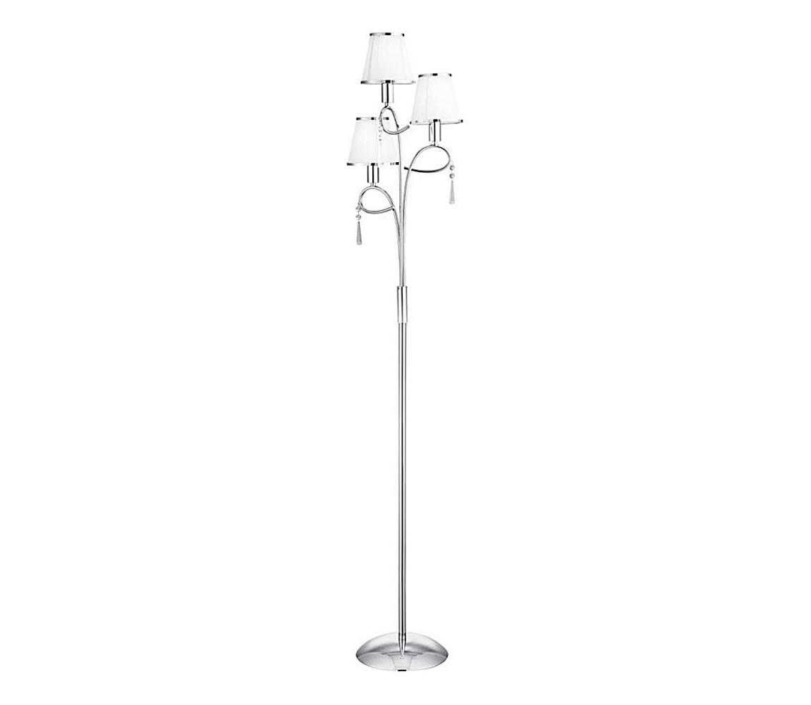 Searchlight EU5033CC - Lampa podłogowa SIMPLICITY 3xE14/60W/230V chrom