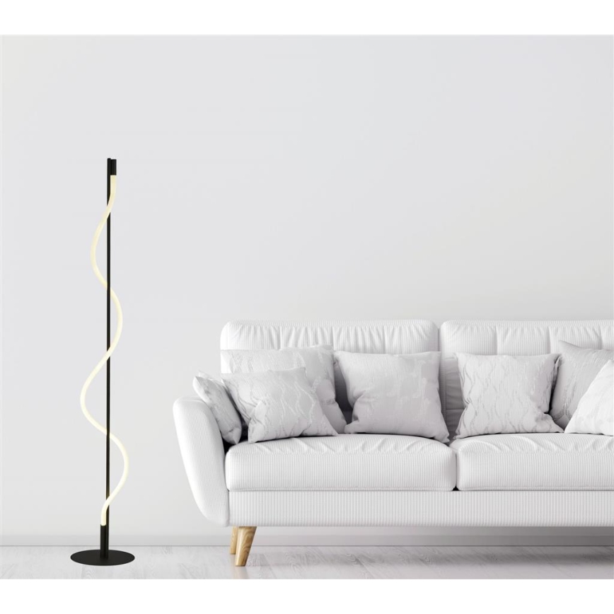 Searchlight - LED Lampa podłogowa ściemnialna REMY LED/20W/230V czarna