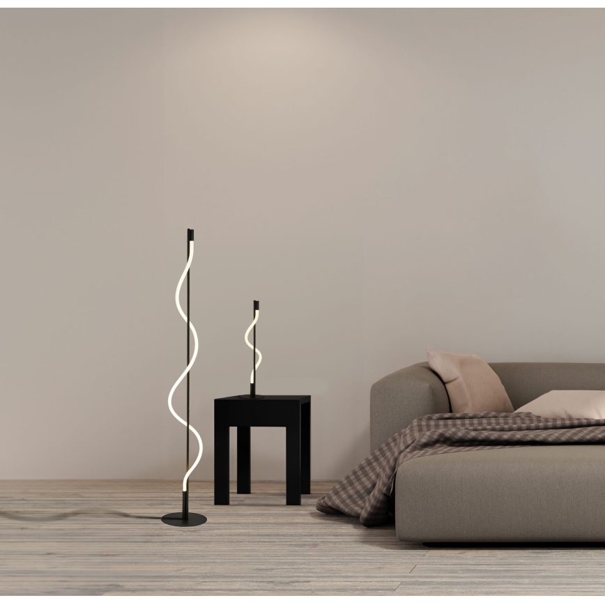Searchlight - LED Lampa podłogowa ściemnialna REMY LED/20W/230V czarna