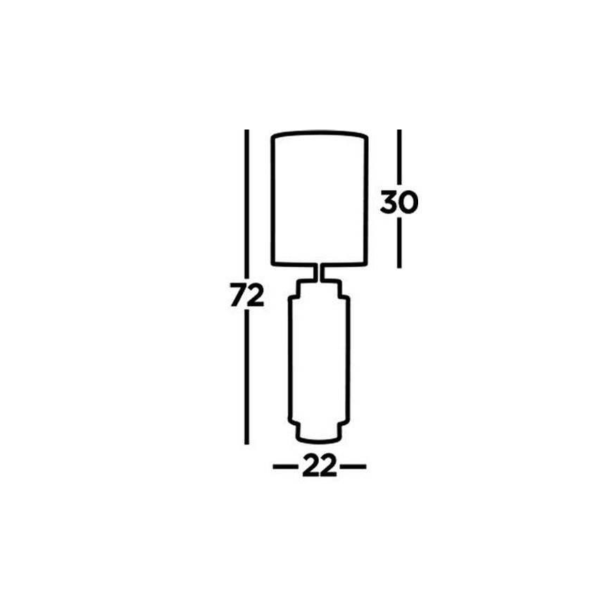 Searchlight - Lampa stołowa FLASK 1xE27/60W/230V zielony