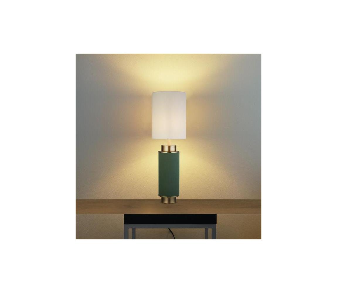 Searchlight EU59041AB - Lampa stołowa FLASK 1xE27/60W/230V zielony
